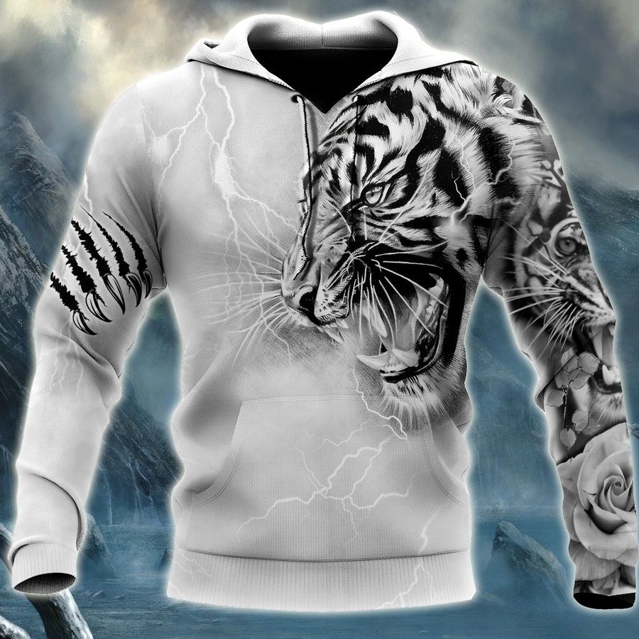 Tiger Gift White Tiger Hoodie Hg