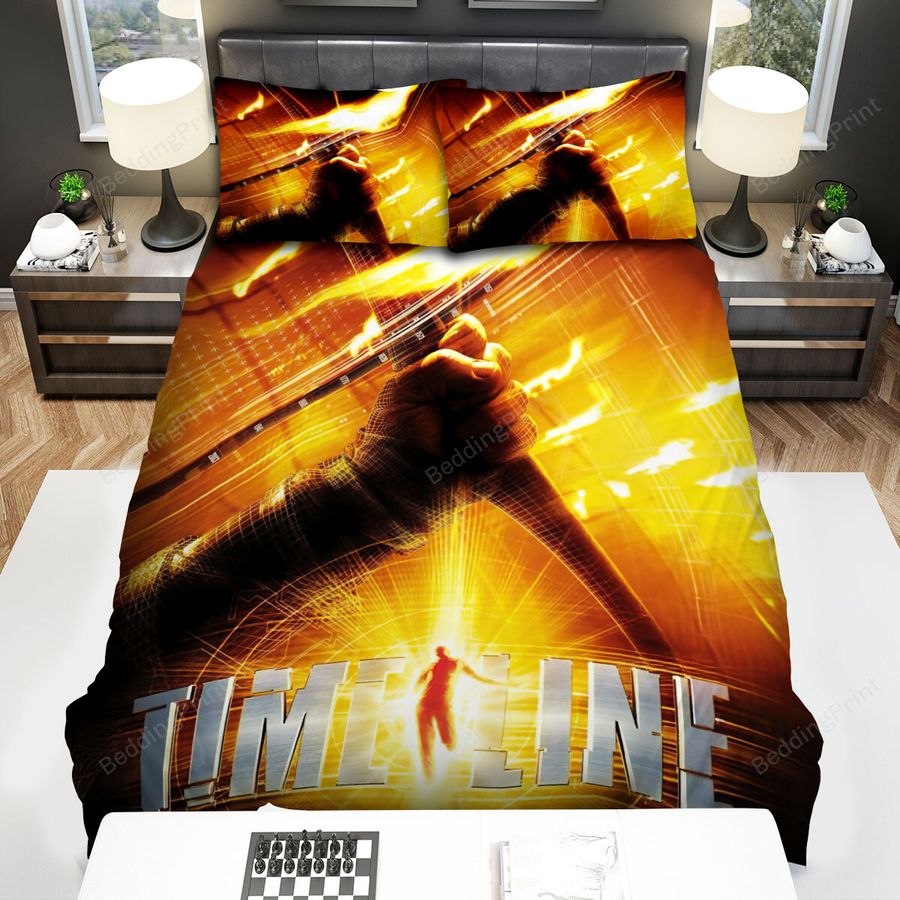 Timeline Movie Poster 2 Bed Sheets Spread Comforter Duvet Cover Bedding Sets