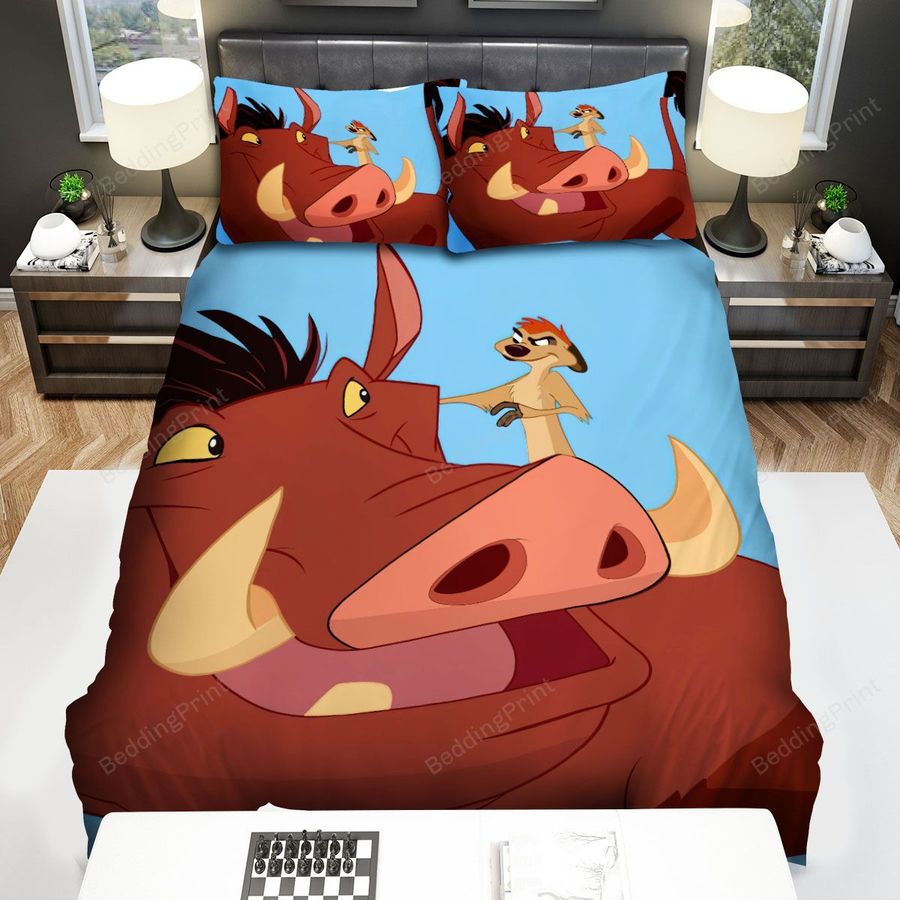 Timon And Pumbaa Are Friend Forever Bed Sheets Spread Duvet Cover Bedding Sets
