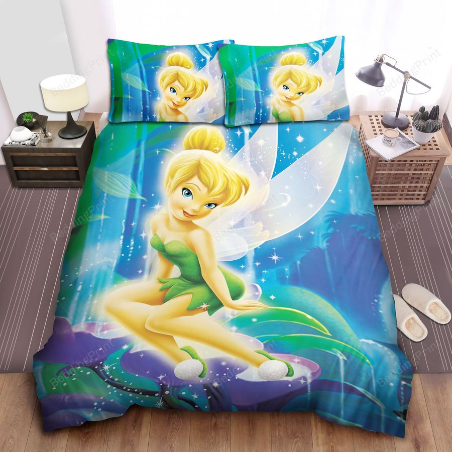 Tinkerbell Disney Fairies Bed Sheets Duvet Cover Bedding Sets