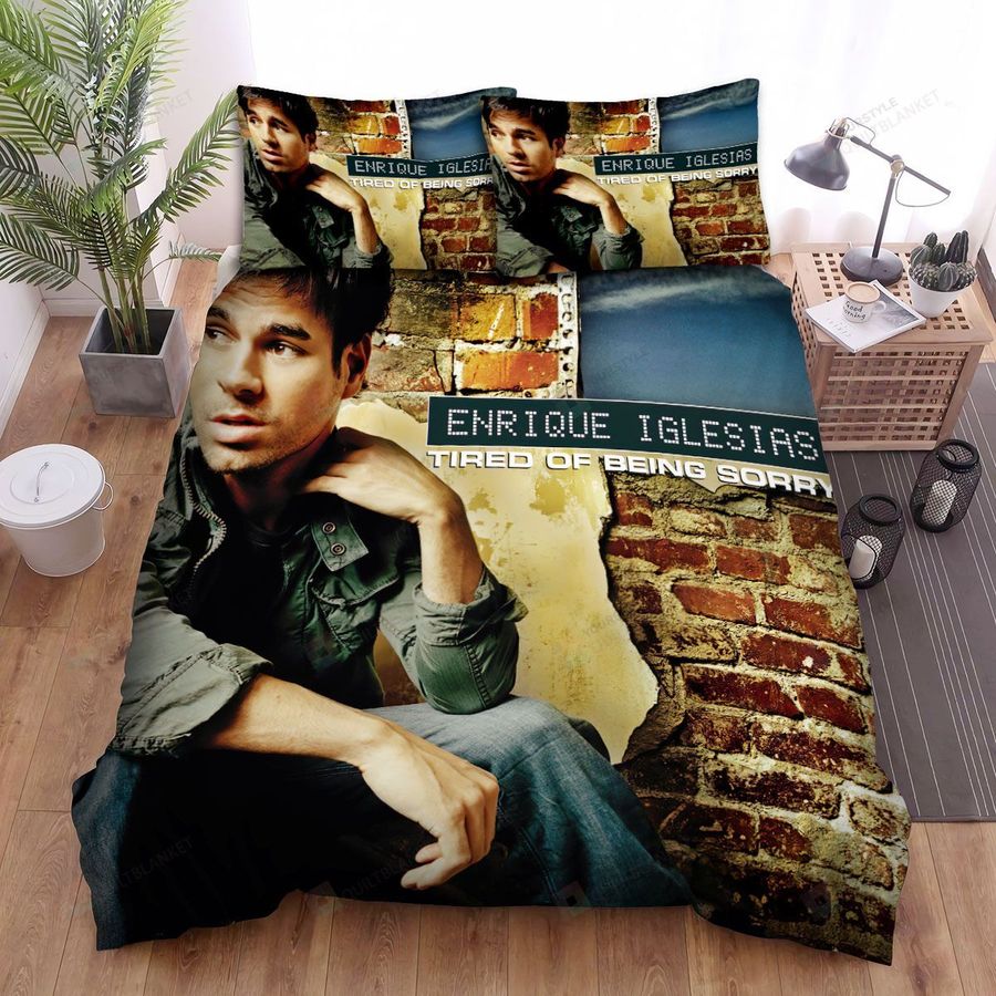 Tired Of Being Sorry Enrique Iglesias Bed Sheets Spread Comforter Duvet Cover Bedding Sets