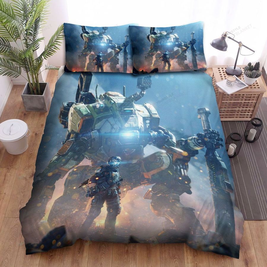 Titanfall Jack & Bt-7274 With The Sword Bed Sheets Spread Comforter Duvet Cover Bedding Sets