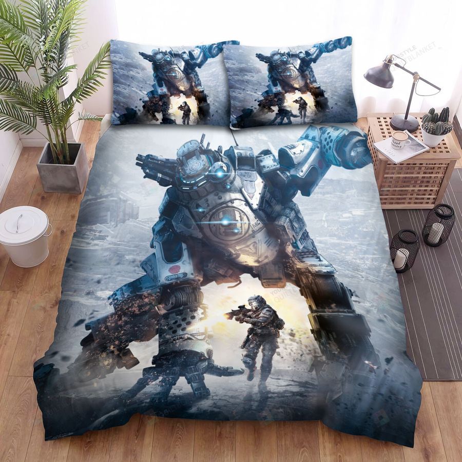 Titanfall Titan & Pilot Bed Sheets Spread Comforter Duvet Cover Bedding Sets