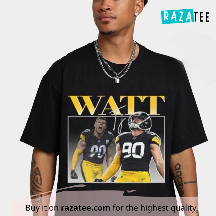 TJ Watt Bootleg Shirt, American Football, Gift For Fan, Hoodie
