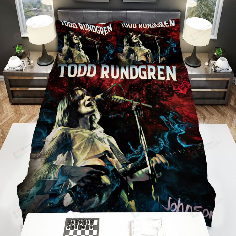 Todd Rundgren Johnson Bed Sheets Spread Comforter Duvet Cover Bedding Sets