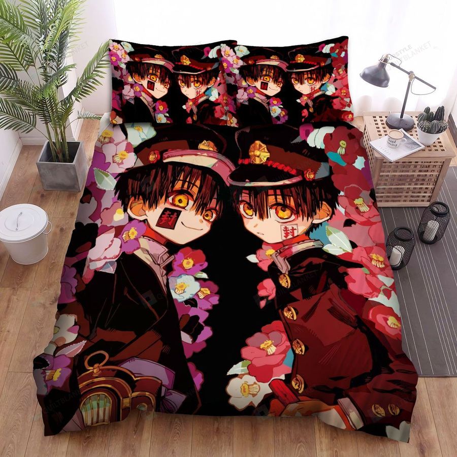 Toilet Bound Hanako-Kun Hanako And Tsukasa Bed Sheets Spread Comforter Duvet Cover Bedding Sets