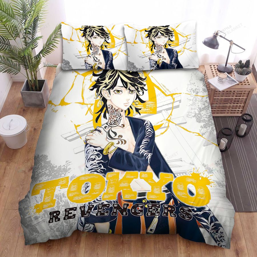 Tokyo Revengers Character Kazutora Bed Sheets Spread Comforter Duvet Cover Bedding Sets