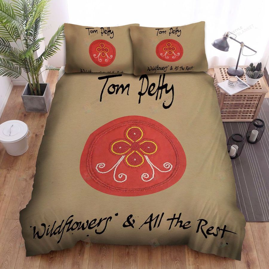 Tom Petty Wildflowers And All The Rest Album Cover Bed Sheets Spread Comforter Duvet Cover Bedding Sets