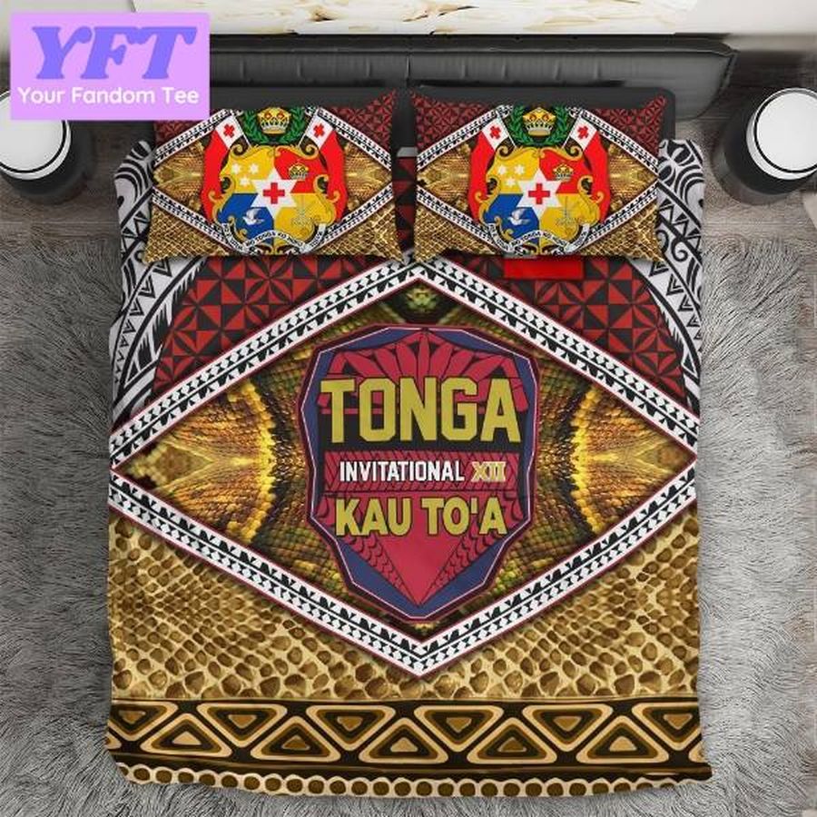 Tonga Kau To'a Art 3D Bedding Set