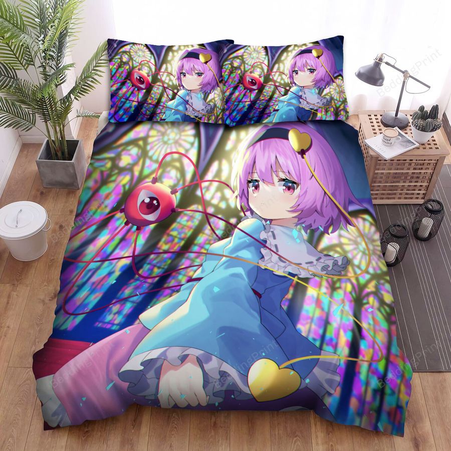 Touhou Komeiji Satori The Mistress Of The Palace Of The Earth Spirits Bed Sheets Spread Duvet Cover Bedding Sets