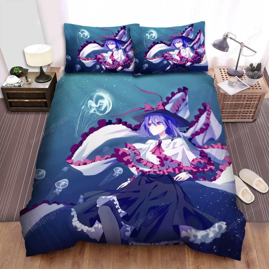 Touhou Nagae Iku Under The Sea Bed Sheets Spread Duvet Cover Bedding Sets