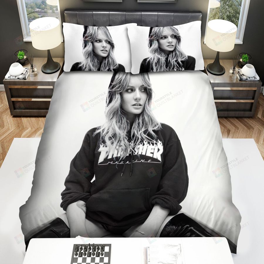 Tove Lo Music White Background Bed Sheets Spread Comforter Duvet Cover Bedding Sets