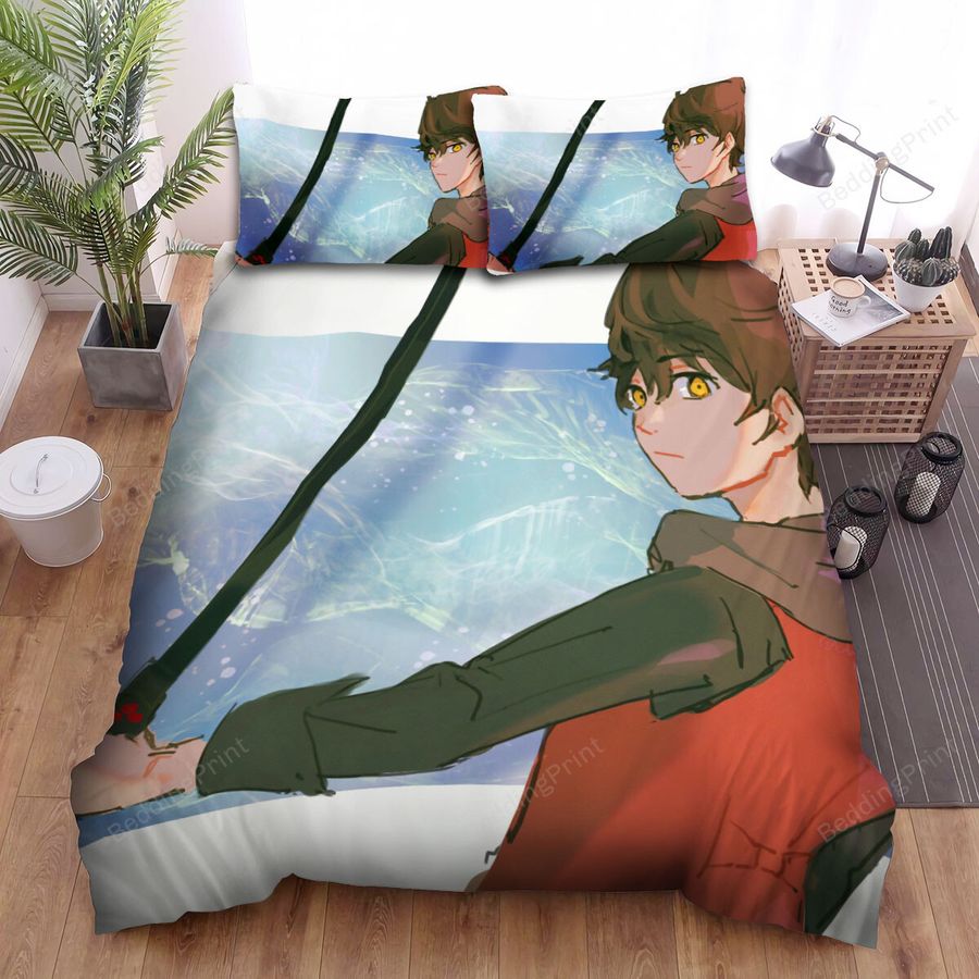Tower Of God Baam With Long Sword Painting Bed Sheets Spread Duvet Cover Bedding Sets