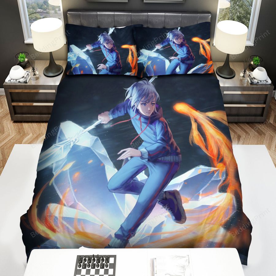 Tower Of God Khun With Ice Spear Bed Sheets Spread Duvet Cover Bedding Sets
