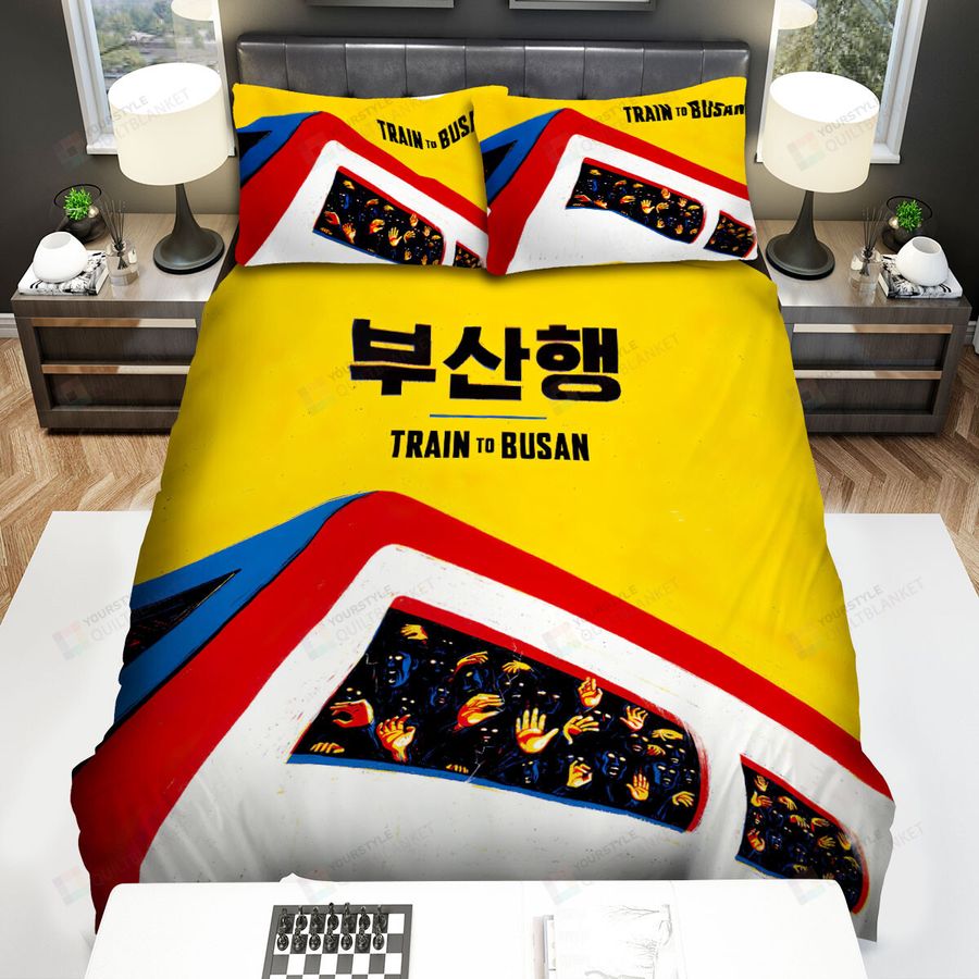 Train To Busan (I) Movie Art Bed Sheets Spread Comforter Duvet Cover Bedding Sets Ver 1