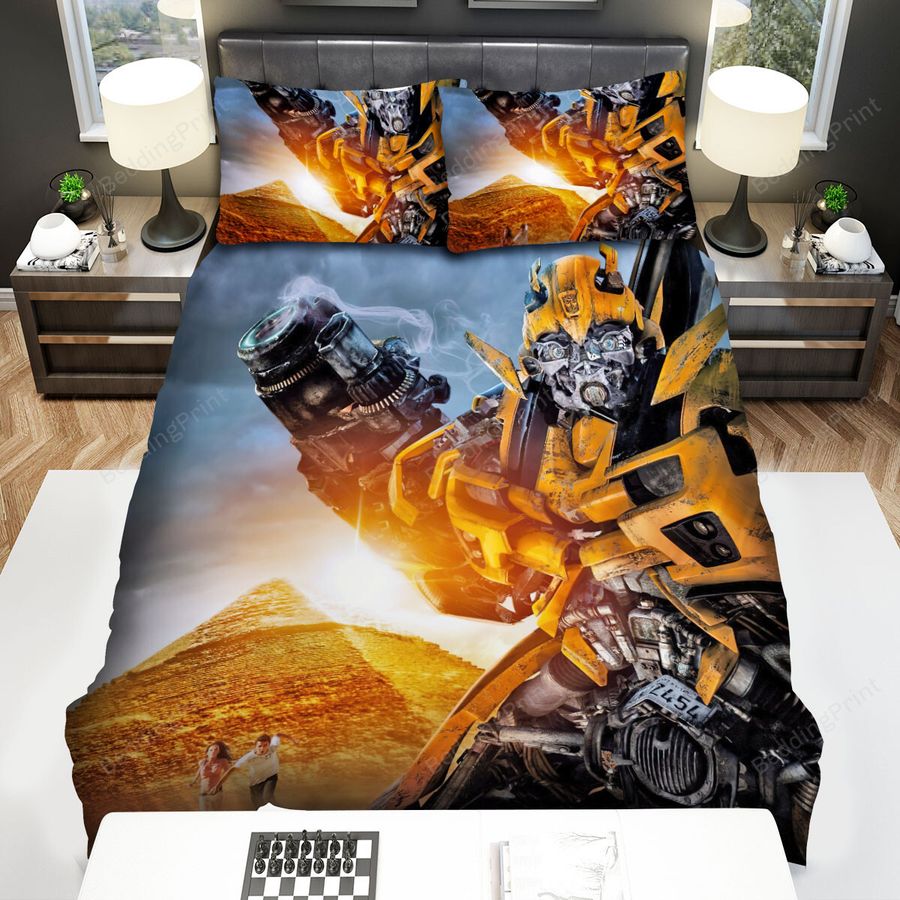 Transformers Revenge Of The Fallen Movie Pyramid Photo Bed Sheets Spread Comforter Duvet Cover Bedding Sets