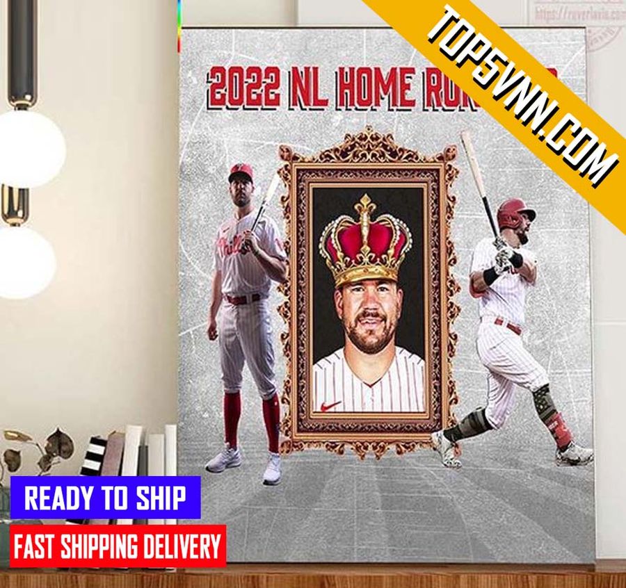 TREND Aaron Johnson Is 2022 NL Home Run King Gift Poster Canvas