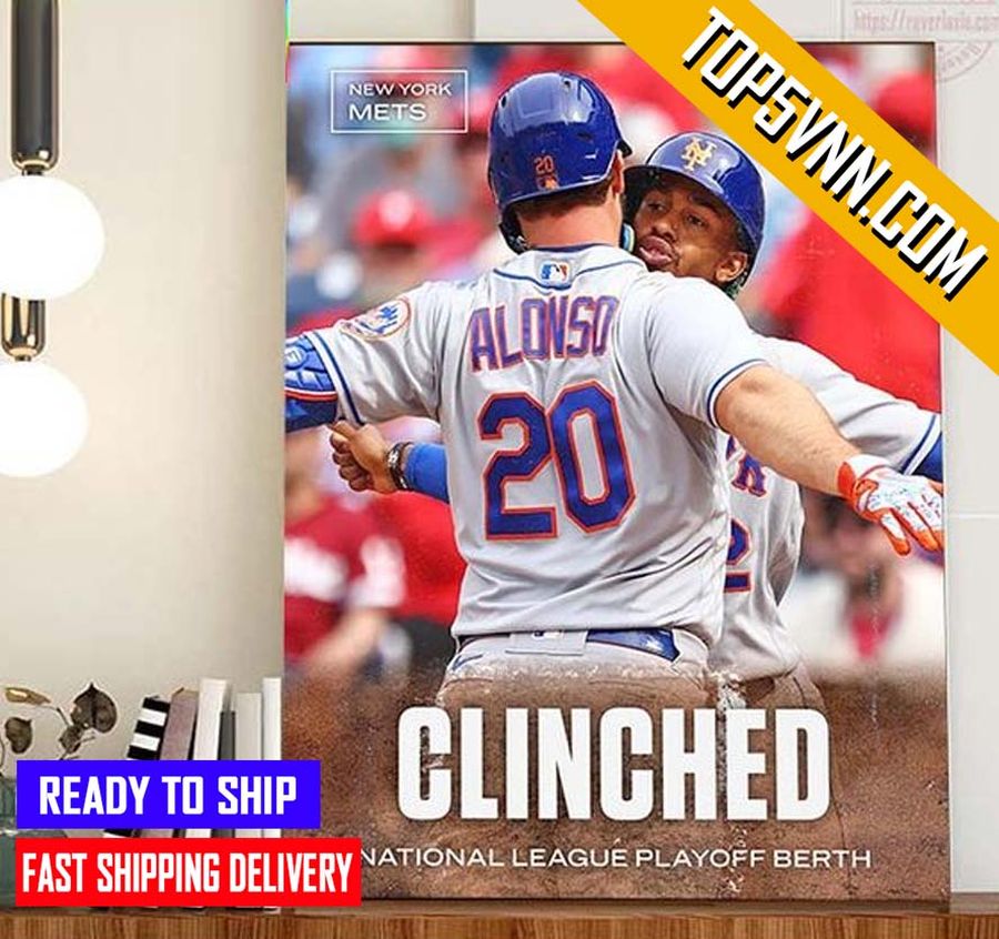 TREND New York Mets Are MLB 2022 Postseason Bound Clinched NL Playoff Berth Gifts Poster Canvas
