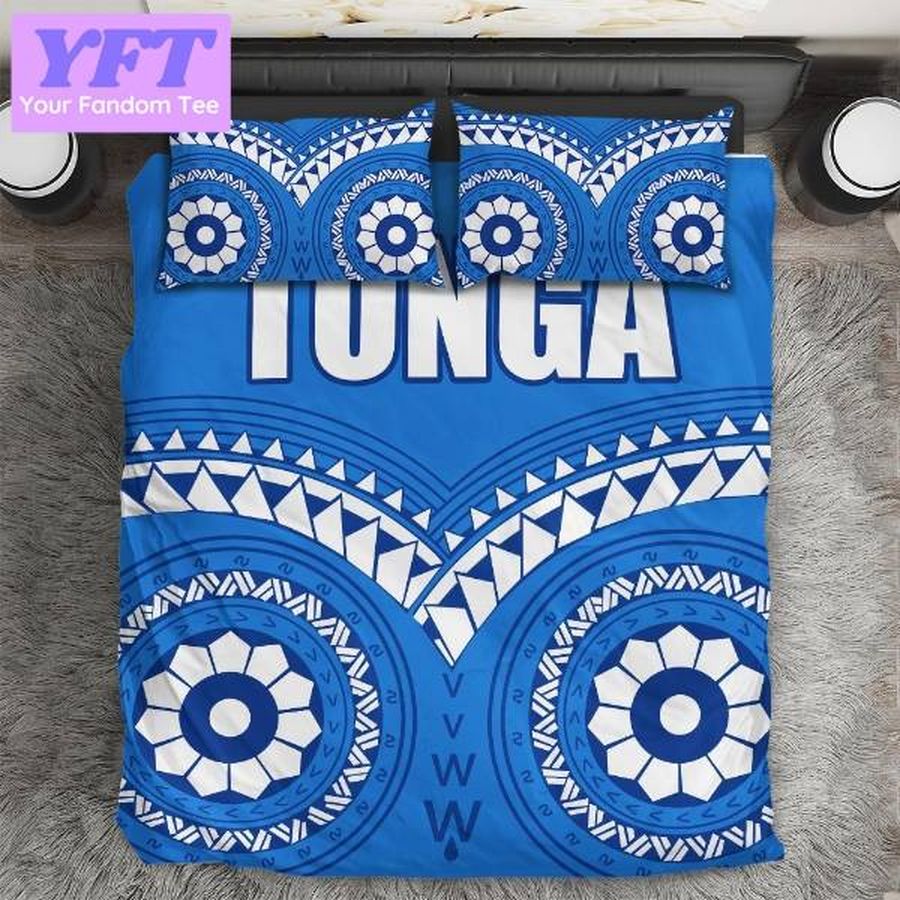 Tribal Pattern Art Polynesian Tonga 3D Bedding Set