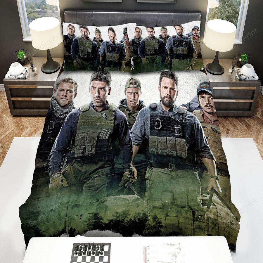 Triple Frontier (2019) Movie Poster Ver 2 Bed Sheets Spread Comforter Duvet Cover Bedding Sets