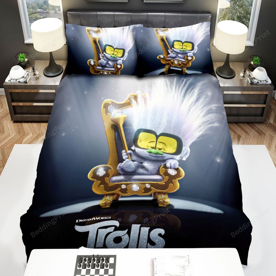 Trolls World Tour (2020) Take The Trip Movie Poster Ver 1 Bed Sheets Spread Comforter Duvet Cover Bedding Sets