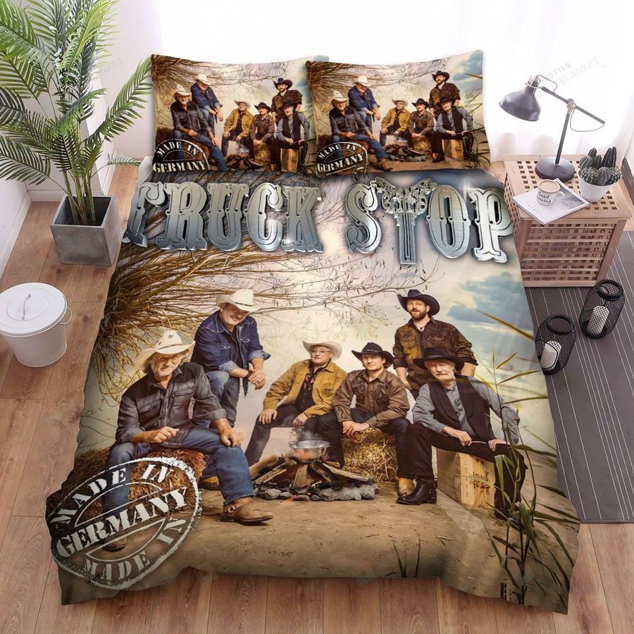 Truck Stop Made In Germany Album Cover Bed Sheets Spread Comforter Duvet Cover Bedding Sets