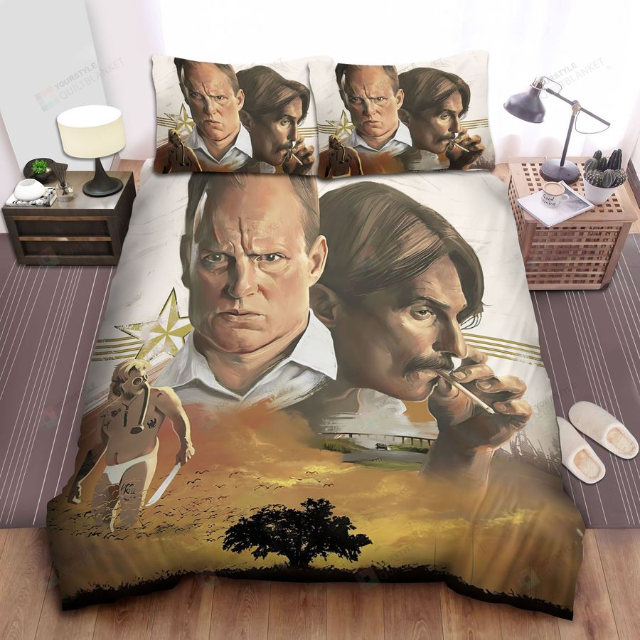 True Detective Art Poster Bed Sheets Spread Comforter Duvet Cover Bedding Sets
