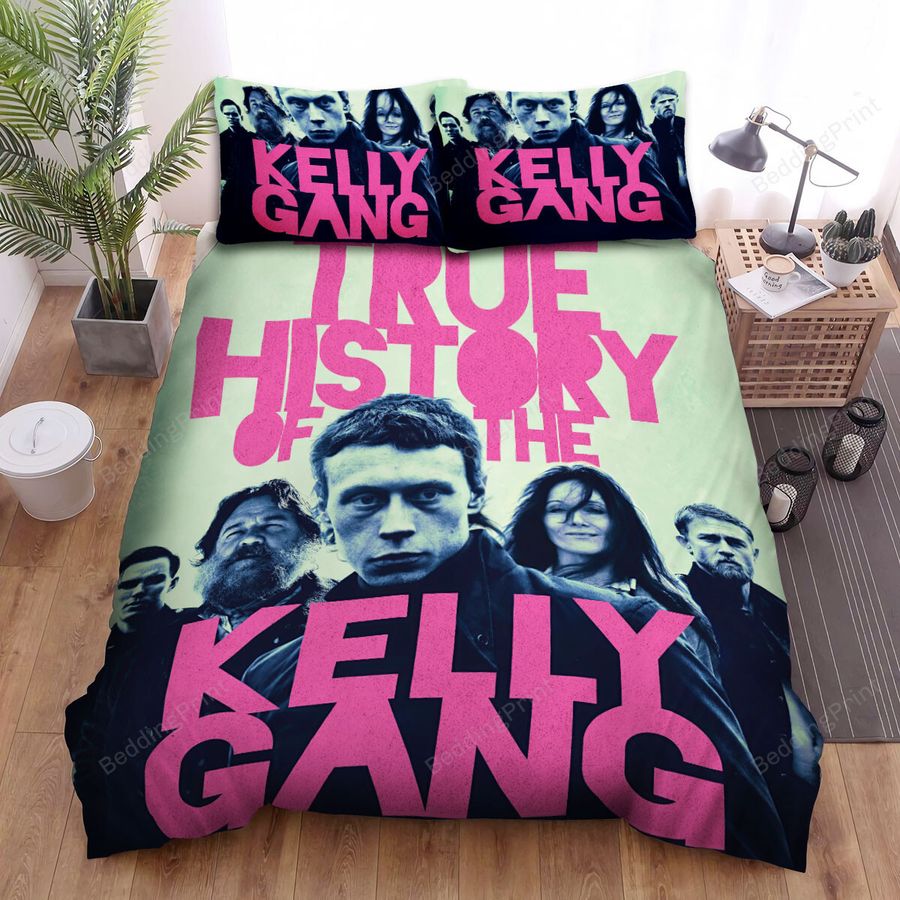 True History Of The Kelly Gang (2019) Movie Poster Fanart Bed Sheets Spread Comforter Duvet Cover Bedding Sets