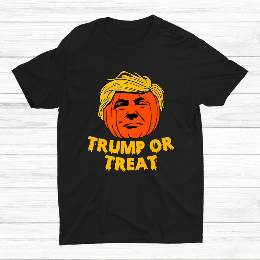 Trump Or Treat Trump Hair Halloween Shirt