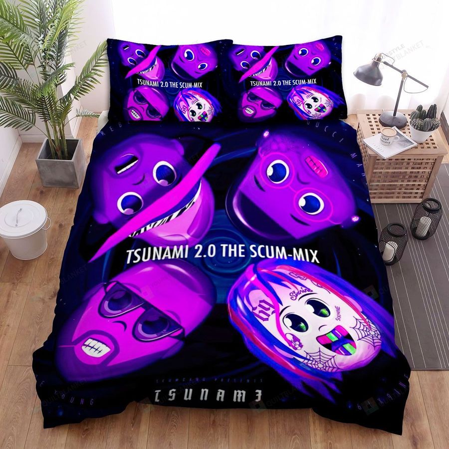 Tsunami Member Art Photo Bed Sheets Spread Comforter Duvet Cover Bedding Sets
