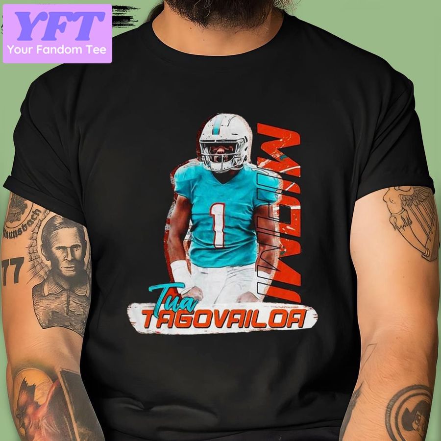 Tua Tagovailoa Miami Dolphins Football New Design T Shirt