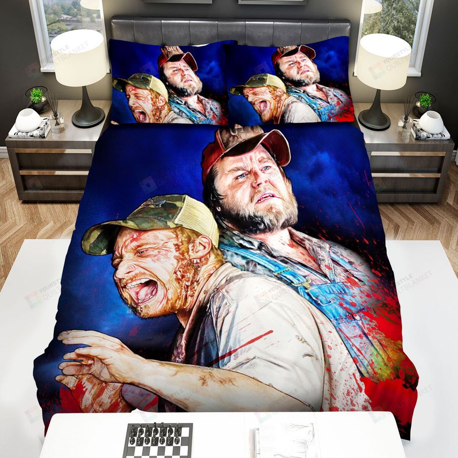 Tucker And Dale Vs Evil (2010) Poster Movie Poster Bed Sheets Spread Comforter Duvet Cover Bedding Sets Ver 1