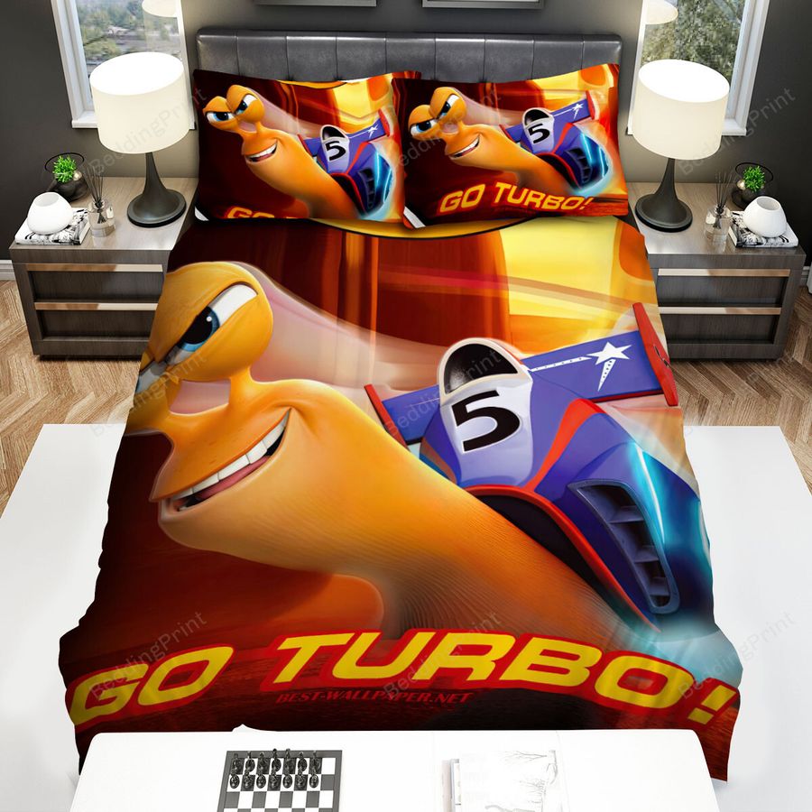 Turbo (2013) Go Turbo! Bed Sheets Spread Comforter Duvet Cover Bedding Sets