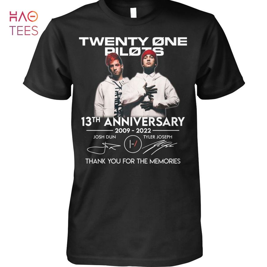 Twenty One Pilots 13 Anniversary 2009-2022 Shirt