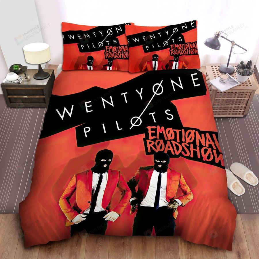 Twenty One Pilots Emotional Roadshow World Tour Bed Sheets Spread Comforter Duvet Cover Bedding Sets