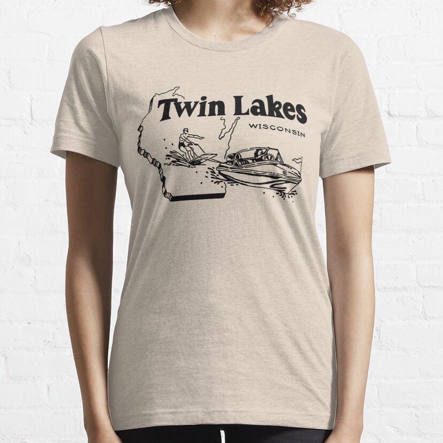 Twin Lakes (black) Essential T-Shirt