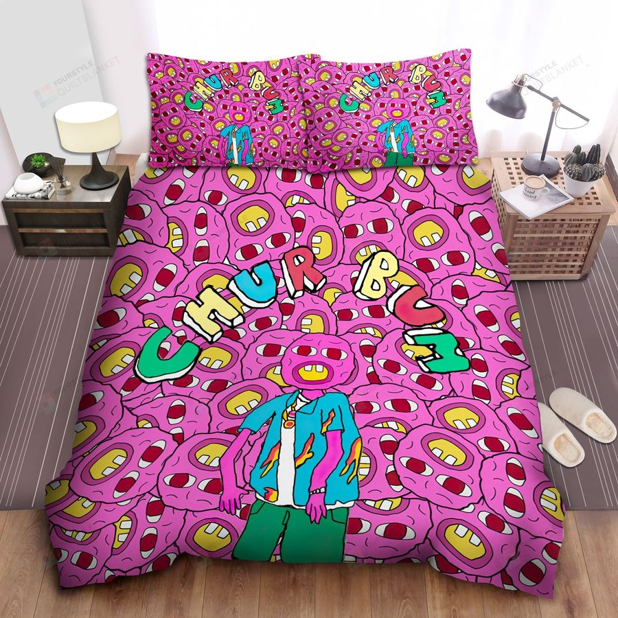 Tyler, The Creator Chur Bum Cherry Bomb Pattern Bed Sheets Spread Comforter Duvet Cover Bedding Sets