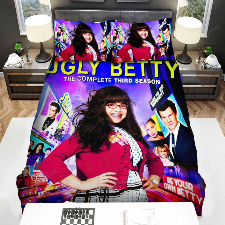 Ugly Betty (2006–2010) Season 3 Poster Bed Sheets Spread Comforter Duvet Cover Bedding Sets