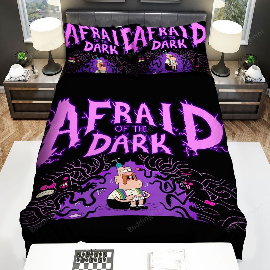Uncle Grandpa Afraid Of The Dark Bed Sheets Spread Duvet Cover Bedding Sets