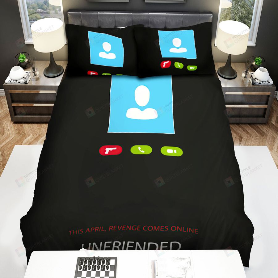 Unfriended (2014) This April, Revenge Comes Online Bed Sheets Spread Comforter Duvet Cover Bedding Sets