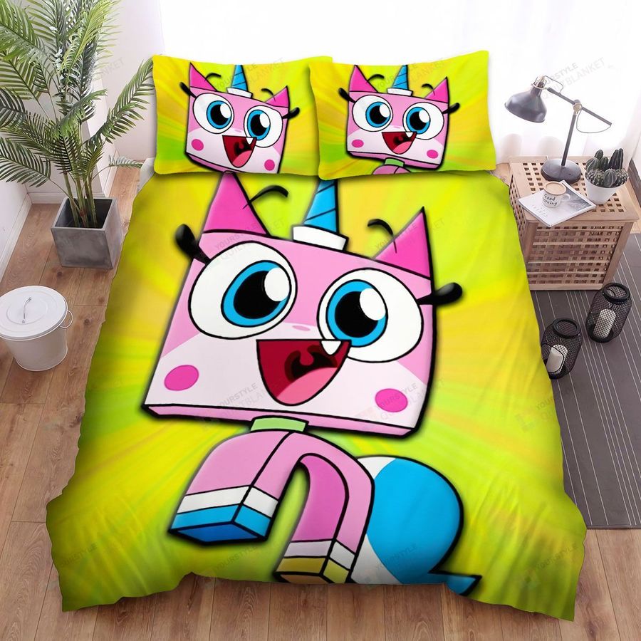 Unikitty Princess Unikitty Illustration Bed Sheets Spread Duvet Cover Bedding Sets
