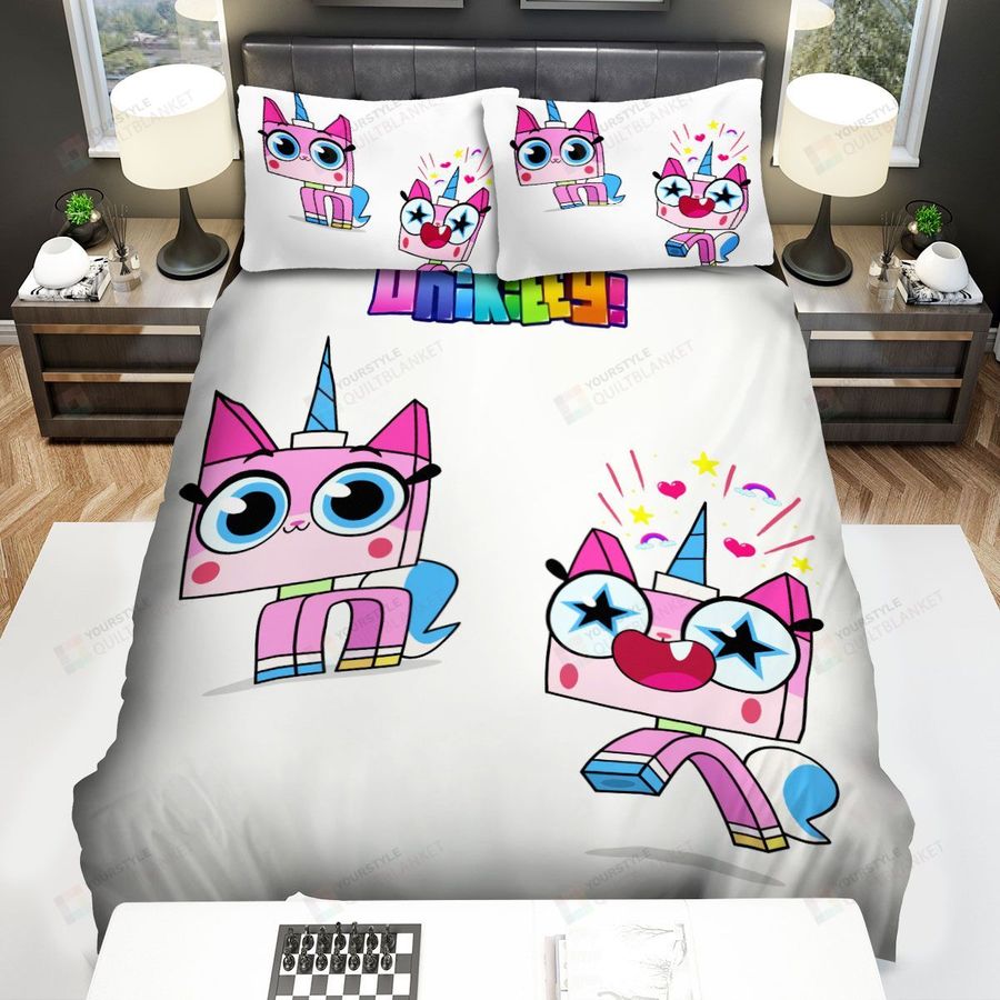 Unikitty The Concept Art Bed Sheets Spread Duvet Cover Bedding Sets