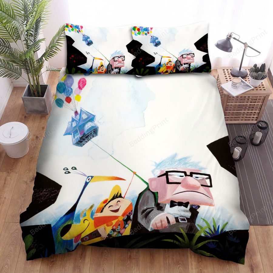 Up Movie Color Painting Photo Bed Sheets Spread Comforter Duvet Cover Bedding Sets