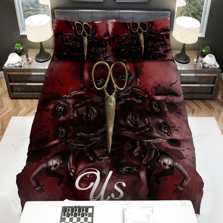 Us (Ii) Movie Art Bed Sheets Spread Comforter Duvet Cover Bedding Sets Ver 7