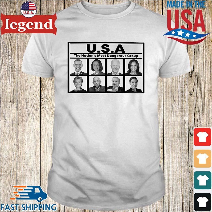 USA the nation's most dangerous group 2022 shirt