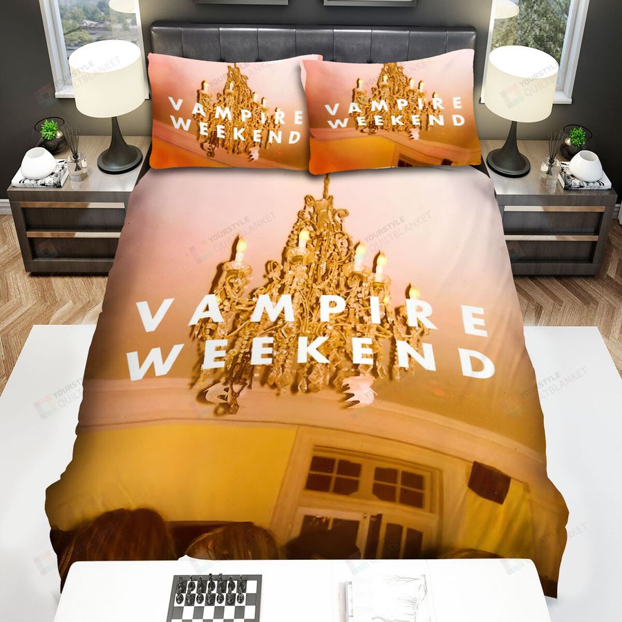 Vampire Weekend Band Chanderliers Bed Sheets Spread Comforter Duvet Cover Bedding Sets