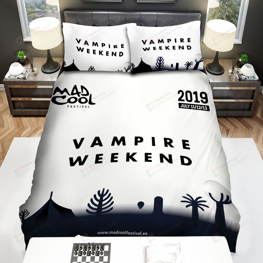 Vampire Weekend Band Festival 2019 Bed Sheets Spread Comforter Duvet Cover Bedding Sets