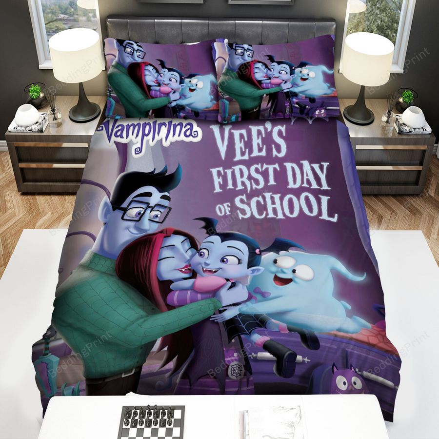 Vampirina Vee's First Day At School Bed Sheets Spread Duvet Cover Bedding Sets
