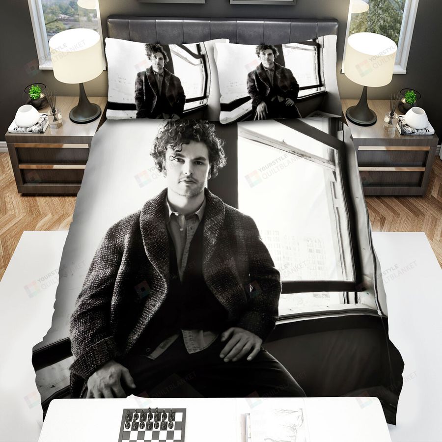 Vance Joy Posting Handsome Boy With Black Color Bed Sheets Spread Comforter Duvet Cover Bedding Sets