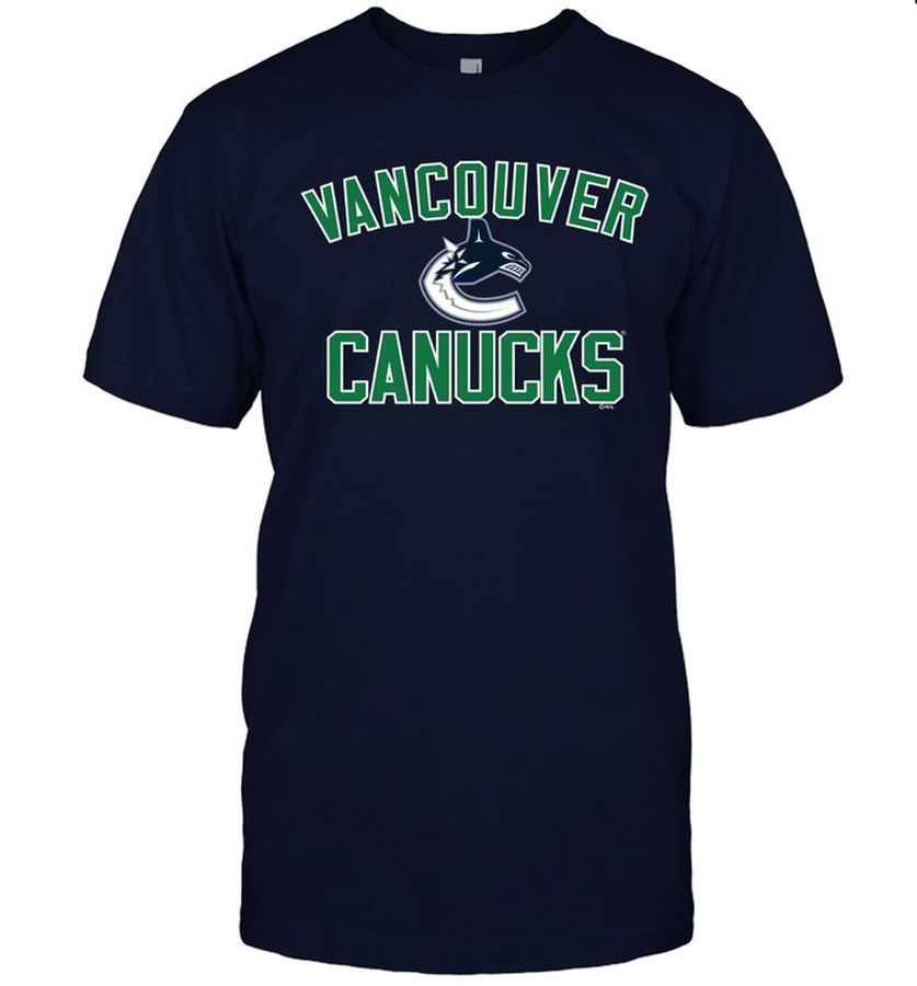 Vancouver Canucks Fanatics Branded Navy Special Edition Victory Arch T Shirt